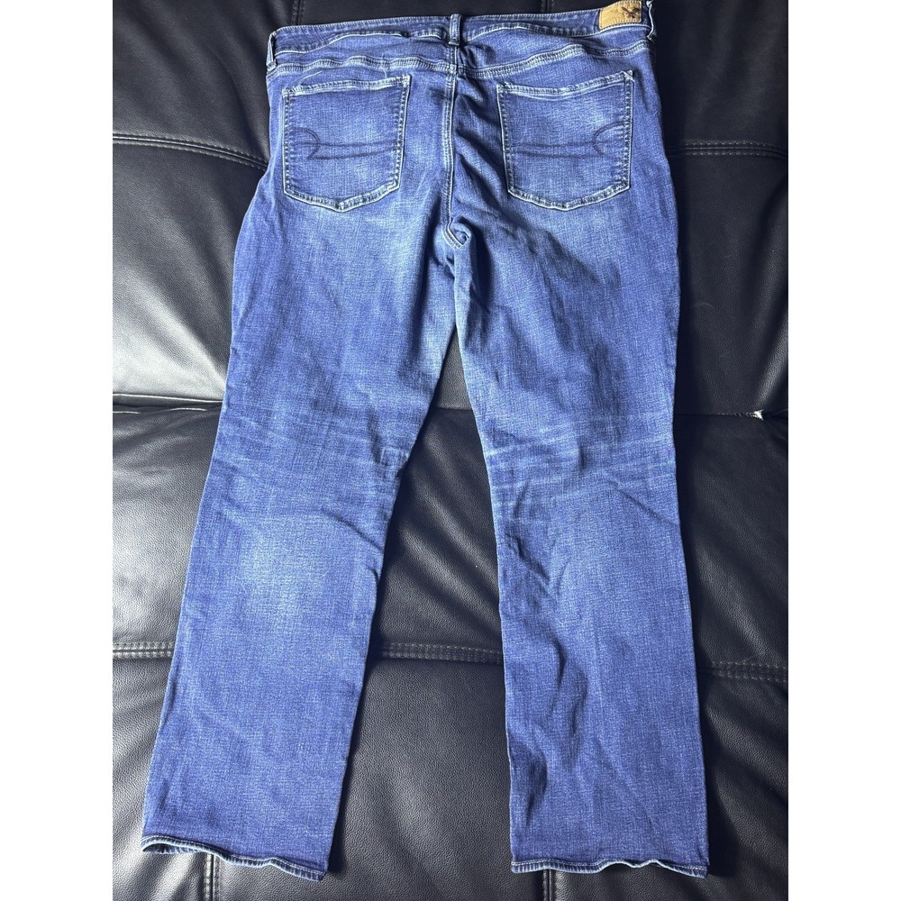 American Eagle Women's Super Stretch Jeans – Relaxed Fit 38x30, Denim